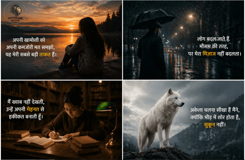 Attitude Shayari in Hindi