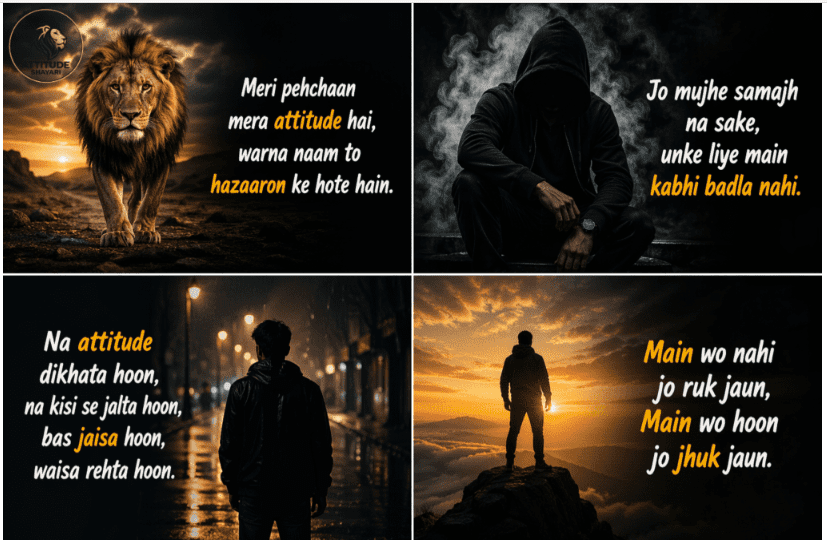 Attitude Shayari in Hindi
