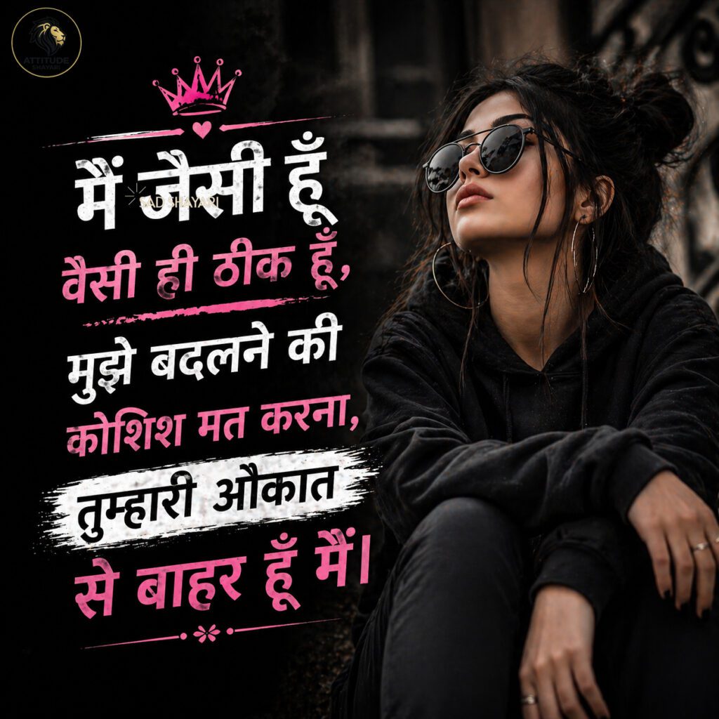 Attitude Status in Hindi