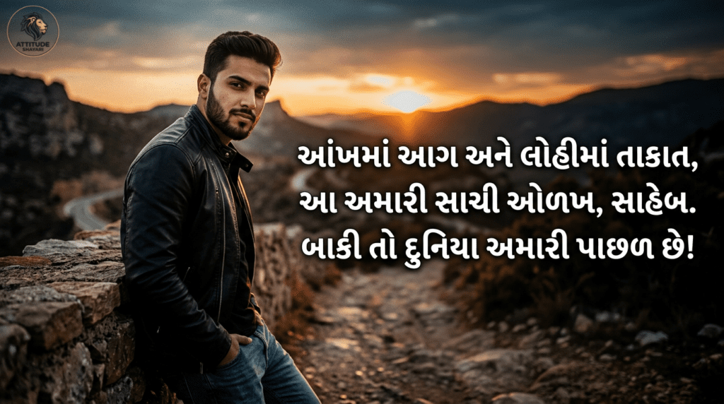 Attitude Shayari Gujarati
