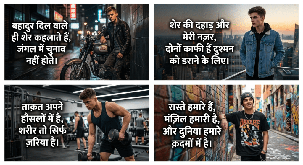 boys attitude shayari