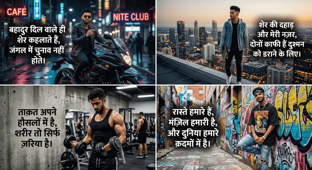 boys attitude shayari