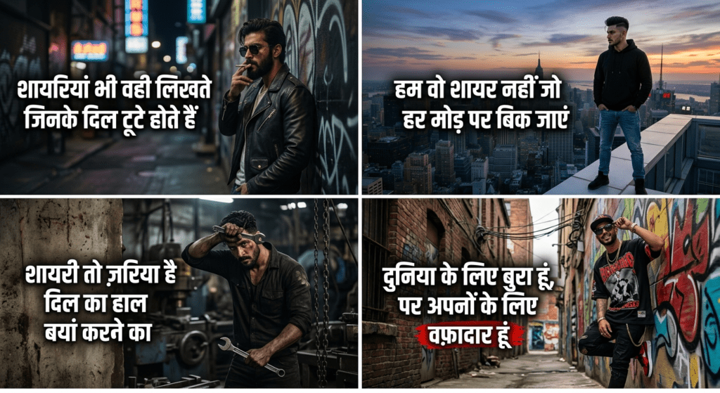 boys attitude shayari