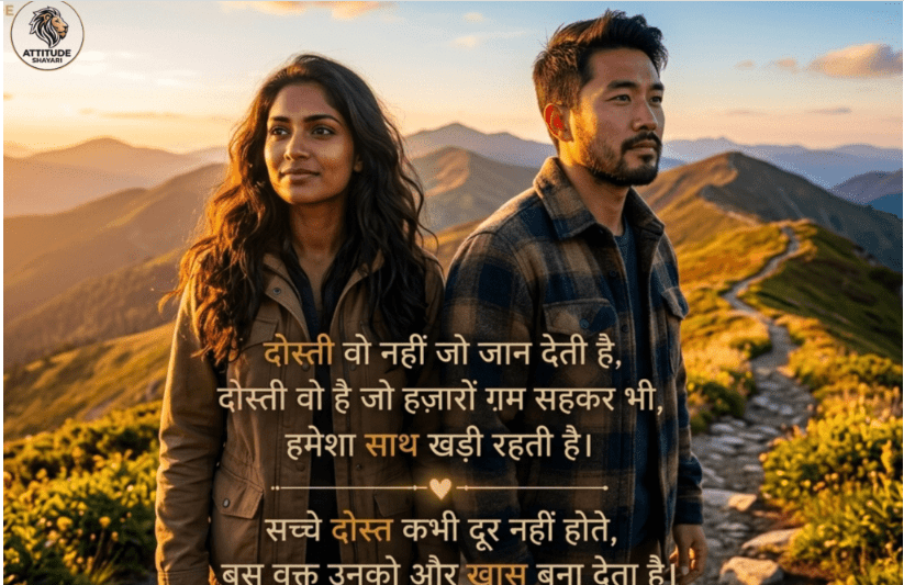 Dosti Attitude Shayari