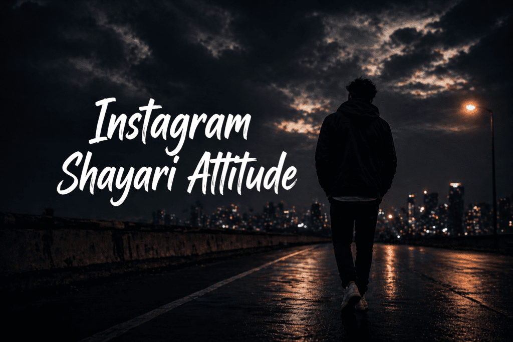 Instagram Post Shayari Attitude