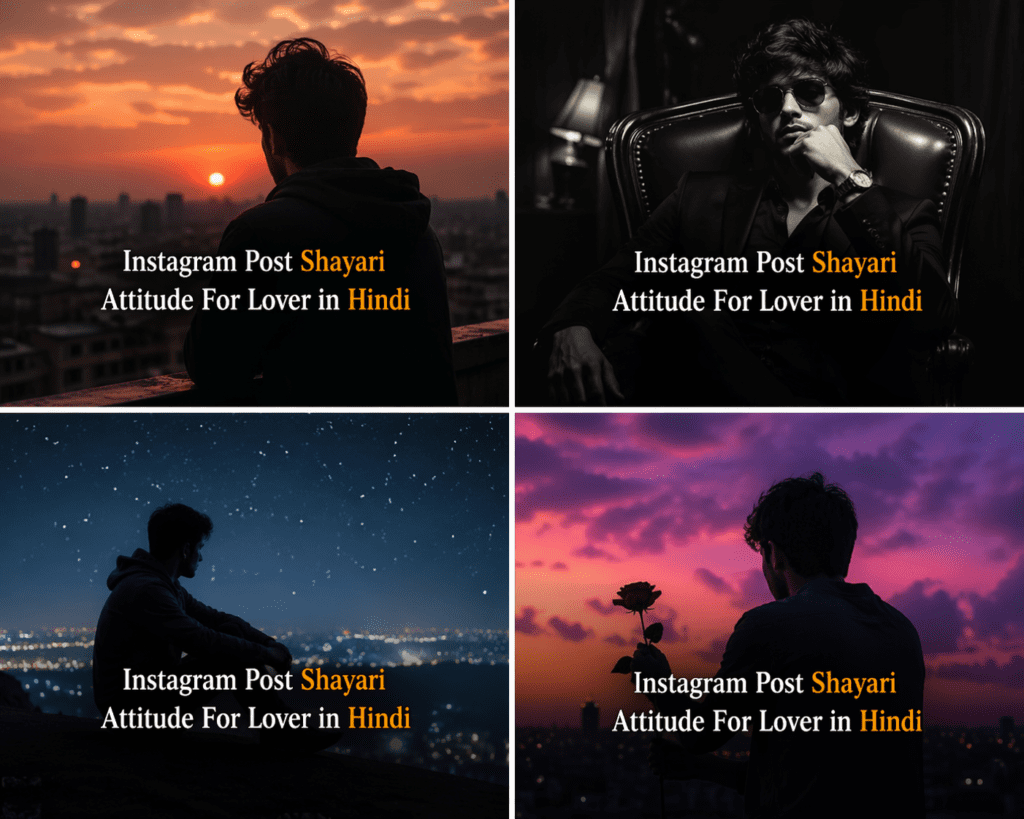 Instagram Post Shayari Attitude
