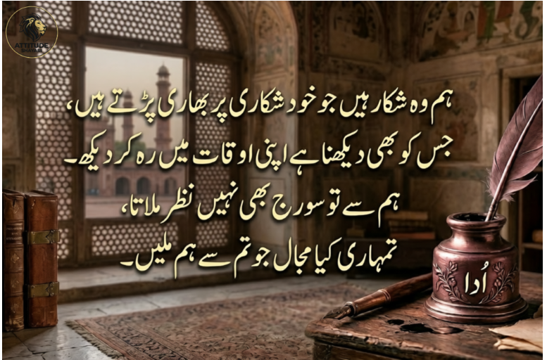 Attitude Shayari in Urdu