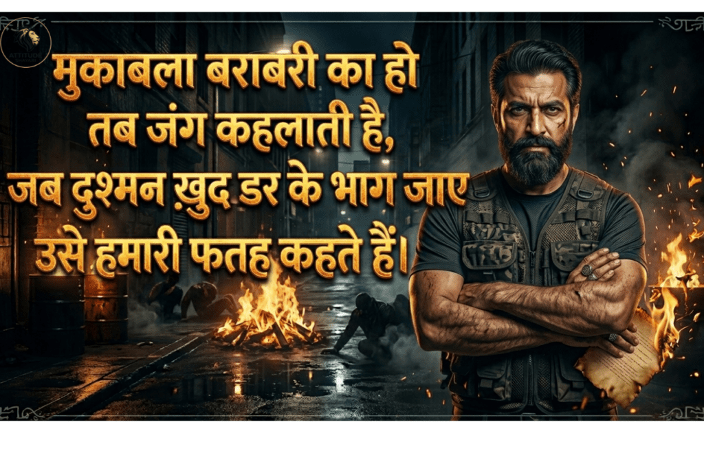 Attitude Dushman Shayari