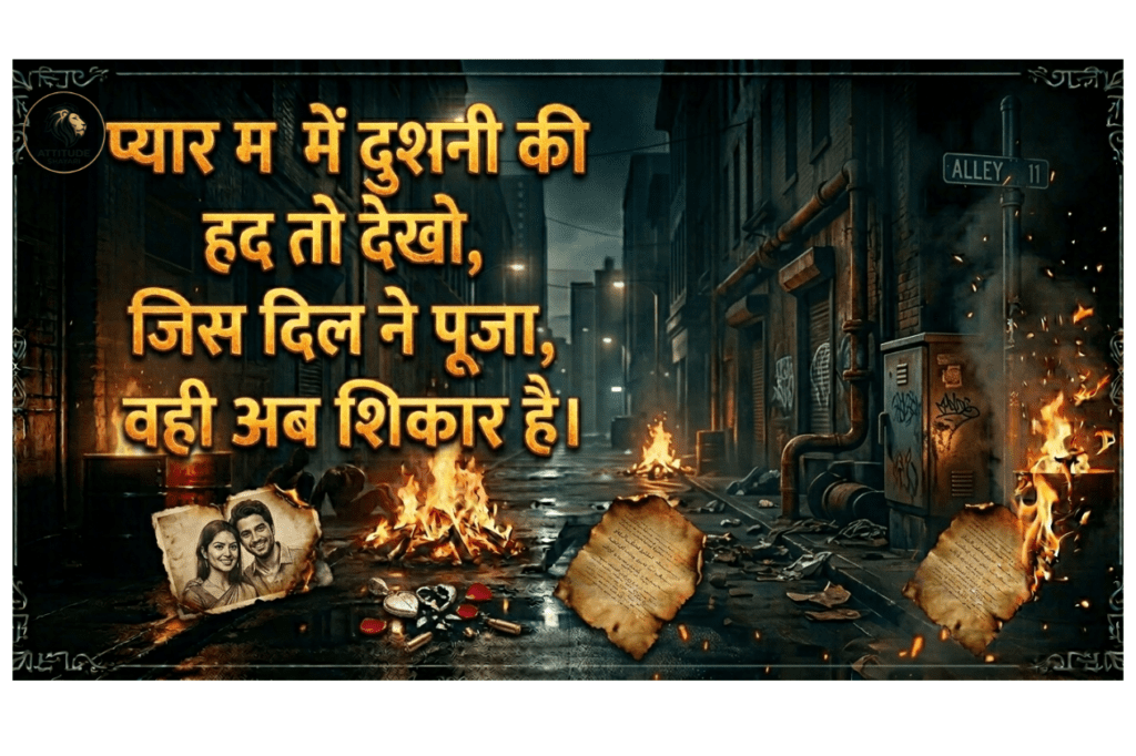 Attitude Dushman Shayari