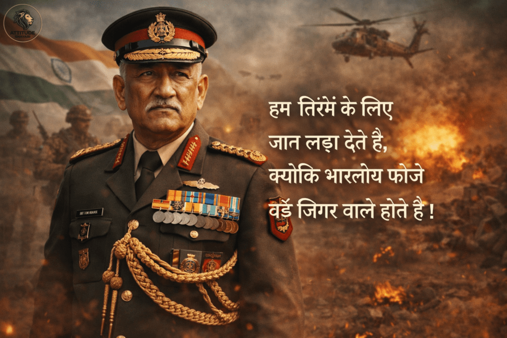 Army Attitude Shayari