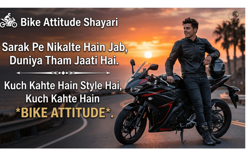 Bike Attitude Shayari