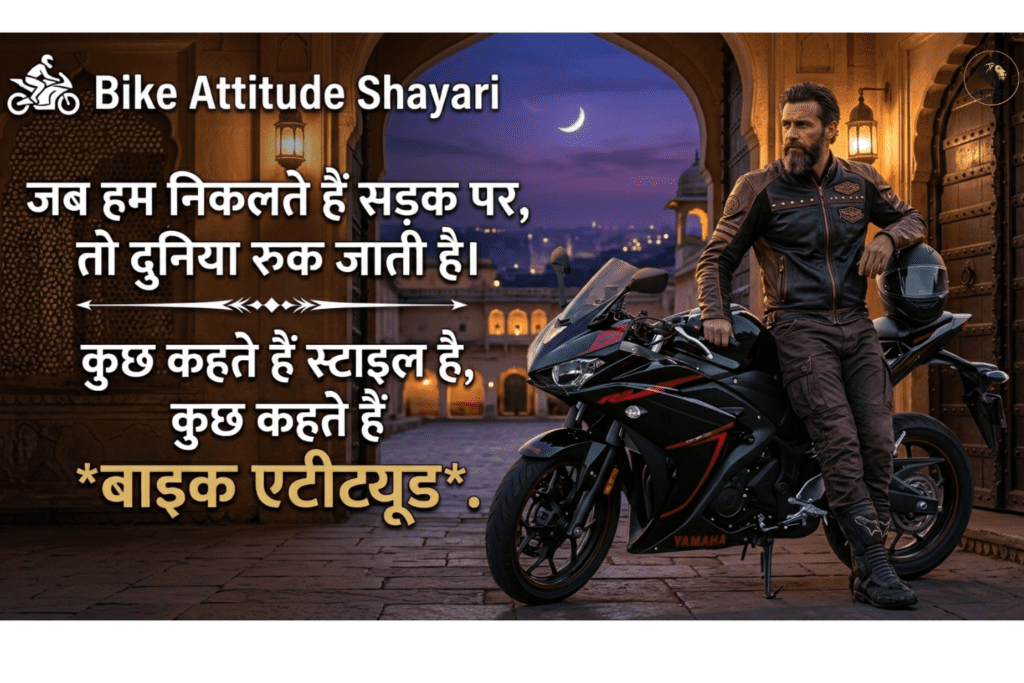 Bike Attitude Shayari