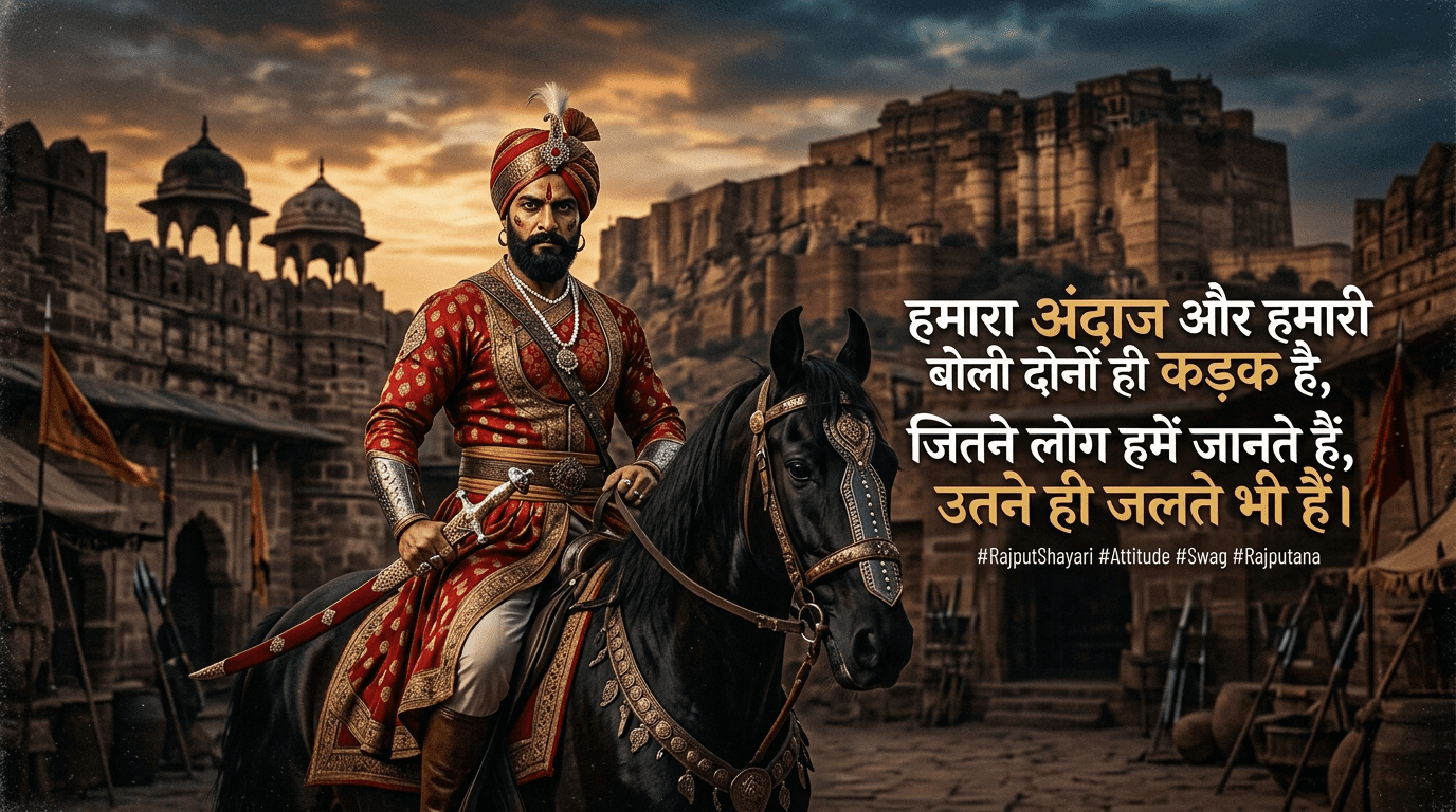Rajput Shayari Attitude