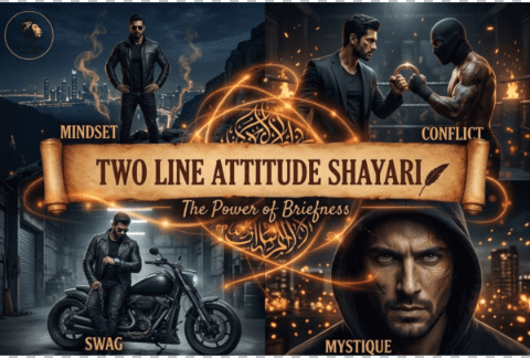 Two Line Attitude Shayari