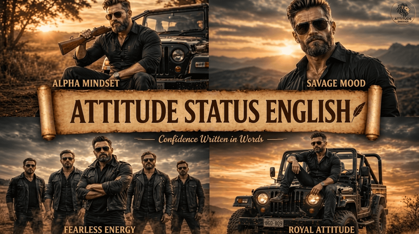 Attitude Status in English