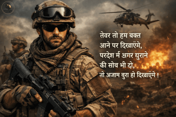 Army Attitude Shayari