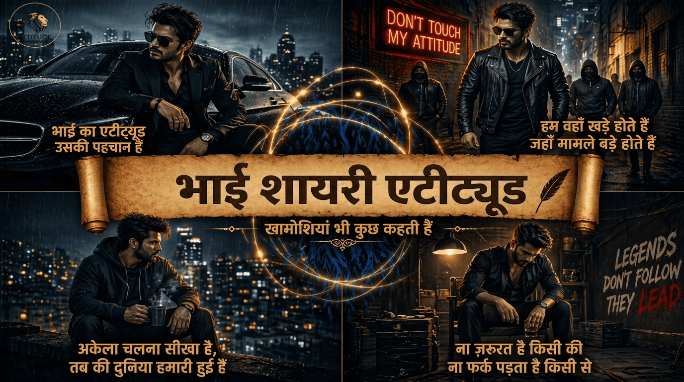 Bhai Shayari Attitude
