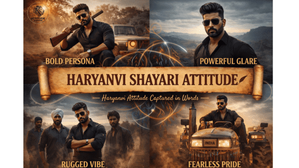 Haryanvi Shayari Attitude